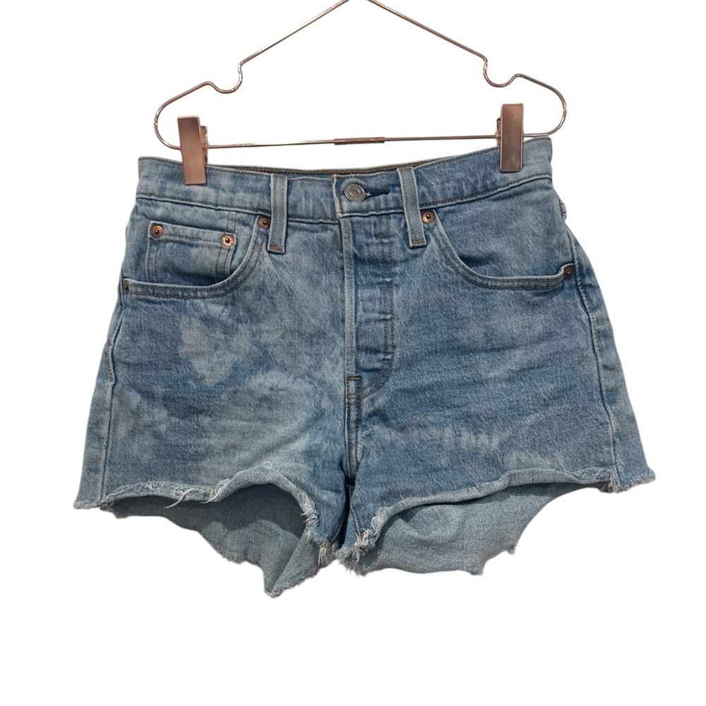 Levi's Light Blue Jean Shorts